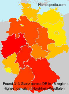 Surname Glanz in Germany Surname Glanz in Germany