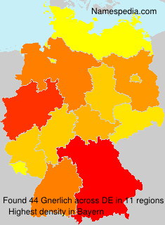 Surname Gnerlich in Germany Surname Gnerlich in Germany