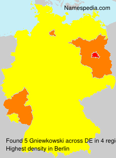 Surname Gniewkowski in Germany Surname Gniewkowski in Germany