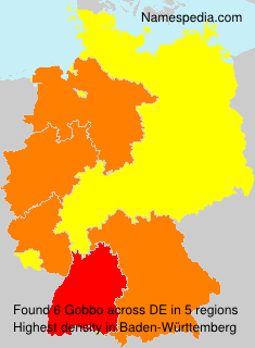 Surname Gobbo in Germany Surname Gobbo in Germany