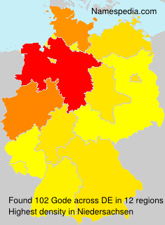 Surname Gode in Germany Surname Gode in Germany