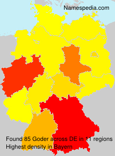 Surname Goder in Germany Surname Goder in Germany