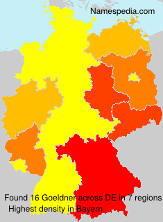 Surname Goeldner in Germany Surname Goeldner in Germany