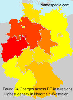 Surname Goerges in Germany Surname Goerges in Germany