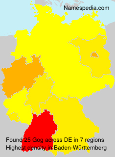 Surname Gog in Germany Surname Gog in Germany