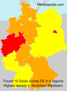 Surname Golan in Germany Surname Golan in Germany