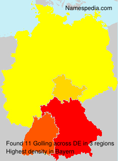 Surname Golling in Germany Surname Golling in Germany