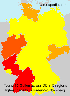 Surname Gollon in Germany Surname Gollon in Germany