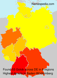 Surname Golob in Germany Surname Golob in Germany