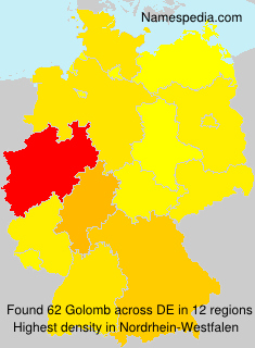Surname Golomb in Germany Surname Golomb in Germany