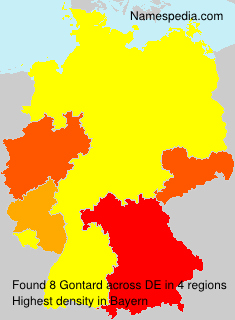 Surname Gontard in Germany Surname Gontard in Germany
