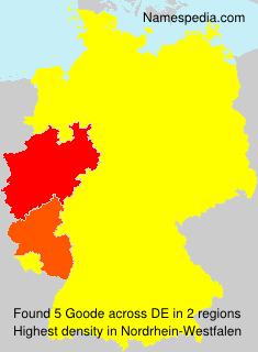 Surname Goode in Germany Surname Goode in Germany