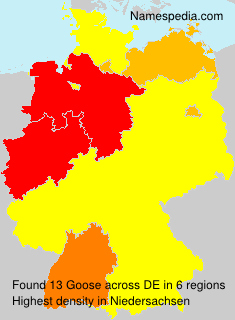 Surname Goose in Germany Surname Goose in Germany