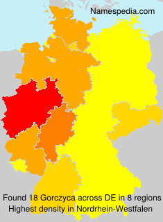 Surname Gorczyca in Germany Surname Gorczyca in Germany