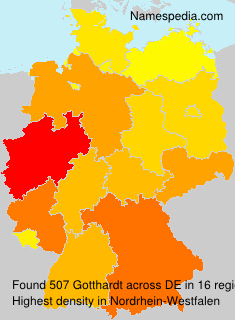Surname Gotthardt in Germany Surname Gotthardt in Germany