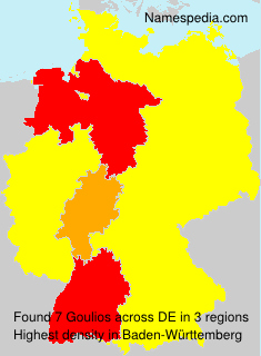 Surname Goulios in Germany Surname Goulios in Germany