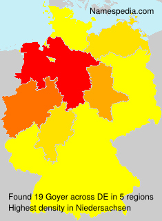 Surname Goyer in Germany Surname Goyer in Germany
