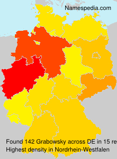 Surname Grabowsky in Germany Surname Grabowsky in Germany