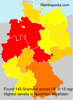 Surname Gramann in Germany Surname Gramann in Germany