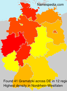 Surname Gramatzki in Germany Surname Gramatzki in Germany