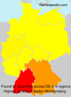 Surname Grammer in Germany Surname Grammer in Germany