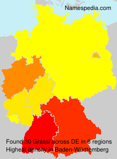 Surname Grassi in Germany Surname Grassi in Germany