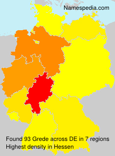 Surname Grede in Germany Surname Grede in Germany