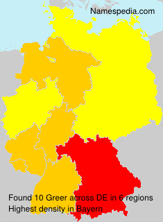 Surname Greer in Germany Surname Greer in Germany