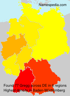Surname Gregg in Germany Surname Gregg in Germany