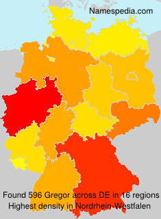 Surname Gregor in Germany Surname Gregor in Germany