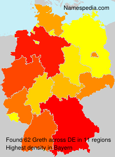 Surname Greth in Germany Surname Greth in Germany