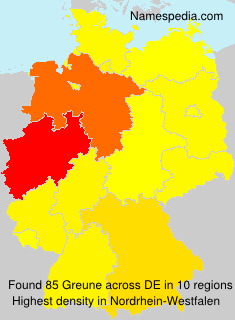 Surname Greune in Germany Surname Greune in Germany