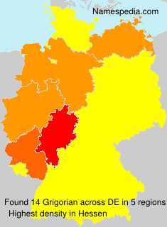 Surname Grigorian in Germany Surname Grigorian in Germany