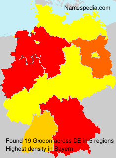 Surname Grodon in Germany Surname Grodon in Germany
