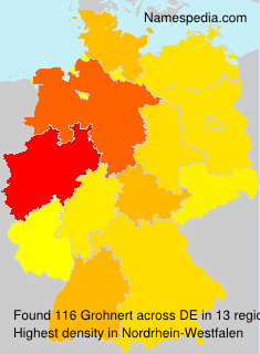 Surname Grohnert in Germany Surname Grohnert in Germany