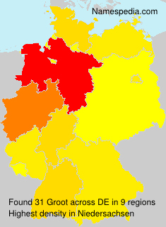Surname Groot in Germany Surname Groot in Germany