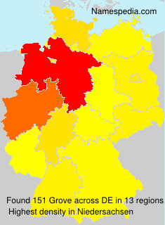 Surname Grove in Germany Surname Grove in Germany