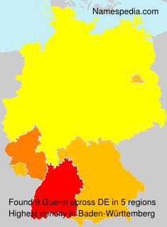 Surname Guerin in Germany Surname Guerin in Germany