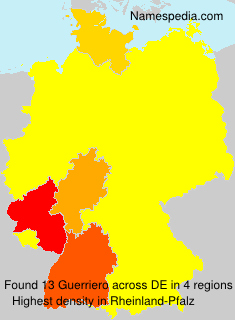 Surname Guerriero in Germany Surname Guerriero in Germany
