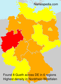 Surname Gueth in Germany Surname Gueth in Germany