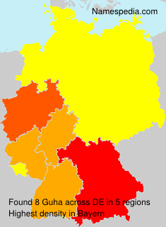Surname Guha in Germany Surname Guha in Germany