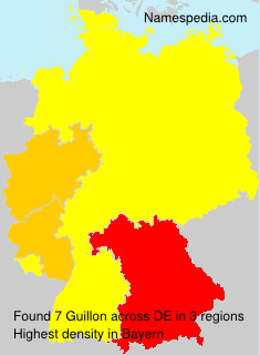 Surname Guillon in Germany Surname Guillon in Germany