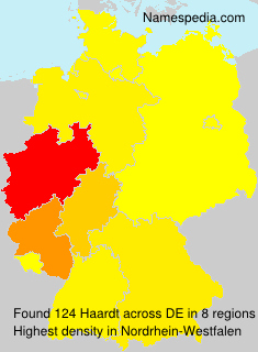 Surname Haardt in Germany Surname Haardt in Germany