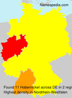 Surname Habernickel in Germany Surname Habernickel in Germany
