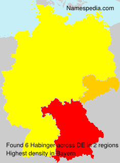 Surname Habinger in Germany Surname Habinger in Germany