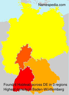 Surname Habteab in Germany Surname Habteab in Germany