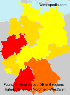 Surname Haci in Germany Surname Haci in Germany