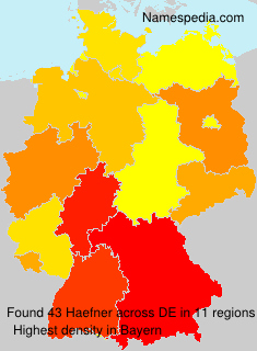 Surname Haefner in Germany Surname Haefner in Germany
