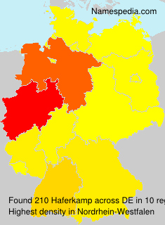 Surname Haferkamp in Germany Surname Haferkamp in Germany