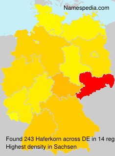 Surname Haferkorn in Germany Surname Haferkorn in Germany